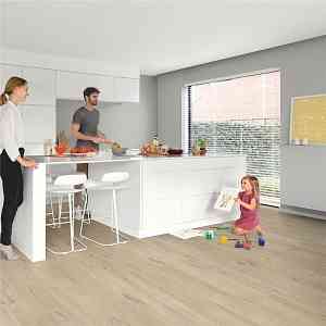 Плитка ПВХ Quick Step Vinyl Medium Planks AVMP AVMP40103   Дуб хлопковый бежевый фото 1 | FLOORDEALER